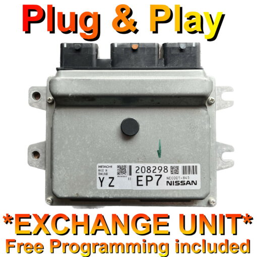 Nissan Hitachi ECU NEC001-845 | YZ | *Plug & Play* Exchange unit (Free Programming BY POST)