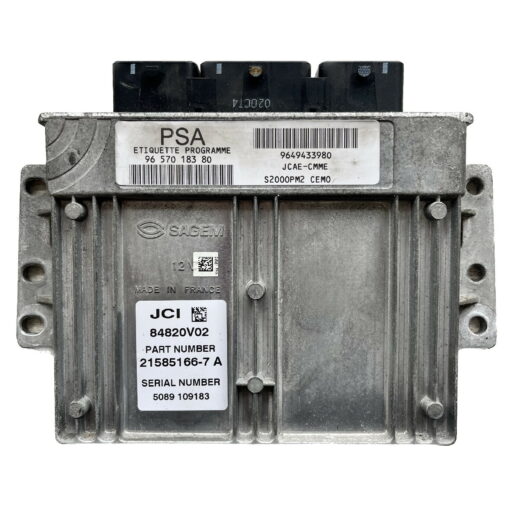 Peugeot Citroen ECU Continental 9657018380 | 9649433980 | JCAE-CMME | *Plug & Play* Exchange unit (Free Programming BY POST) - Unit supplied only - No service required