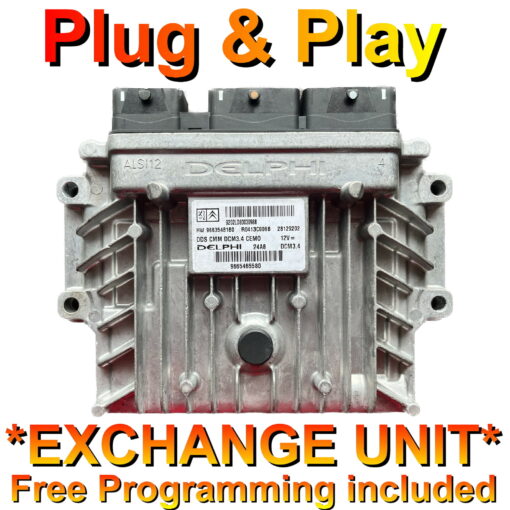 Peugeot Citroen ECU 28129202 | HW9663548180 | 9665465580 | DCM3.4 | *Plug & Play* Exchange unit (Free Programming – BY POST!)