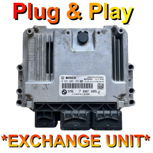 BMW Mini Cooper ECU Bosch MEV17.2.2 | 0261S06125 | DME7607685 | Plug+Play Exchange unit