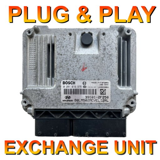 Hyundai ECU Bosch 0281016675 | 39101-2F250 | Plug+Play | Exchange Unit