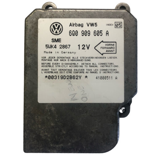 VW / SEAT / Skoda / Audi Airbag ECU | 6Q0909605A | 5WK42867 | Crash data reset / Programming / Cloning / Repair Service - Crash data reset service