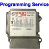 VW Golf airbag ECU | 1K0909605T | 5WK43412 | Crash data reset / Programming / Cloning / Repair Service