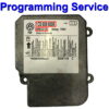 VW Polo airbag ECU | 1C0909605K | 5WK43125 | Crash data reset / Programming / Cloning / Repair Service