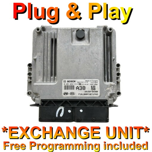 Kia / Hyundai ECU Bosch 0281032614 | 39150-2A380 | EDC17C57 |*Plug + Play* Exchange unit
