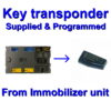 Renault Espace 3 [1998-2002] Valeo Interconnection Unit (UCH) / Body Control Module - Programming Service - Key transponder only (First Key transponder supplied)