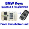 BMW FEM - BDC unit / Immobilizer Control Module / Body Control Module | Key supply / Programming Service - Key transponder only (First Key transponder supplied)