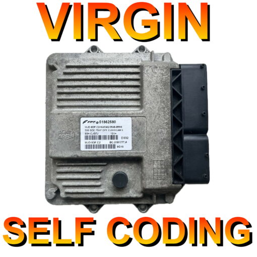 Fiat 500 ECU MJD8DF.C2 | HW04Q | 51862580 | *Virginized* Self coding unit *Plug & Play*