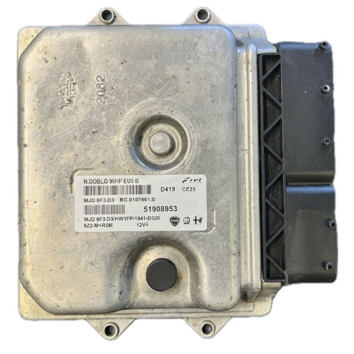 FIAT ECU MJD8F3.D3 | 51908953 | HW1FP | *Plug & Play* Exchange unit (Free Programming BY POST) - Unit supplied only - No service required