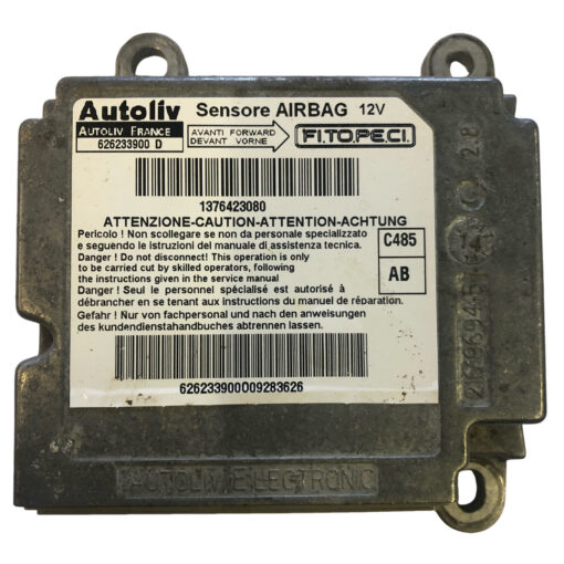 Fiat Qubo Airbag ECU Autoliv 626233900D | 1376423080 | Programming / Reset / Repair Service
