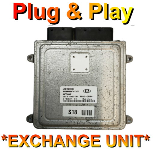 Kia ECU Siemens | SIM2K-140 | 39112-25050 | 5WY5266C | Plug+Play Exchange unit