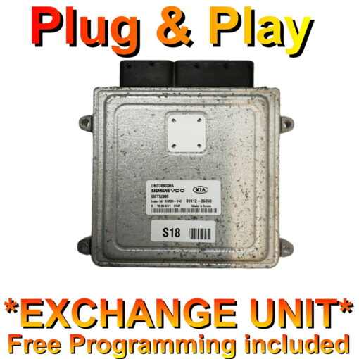 Kia ECU Siemens | SIM2K-140 | 39112-25050 | 5WY5266C | *Plug & Play* Exchange unit (Free Programming BY POST)