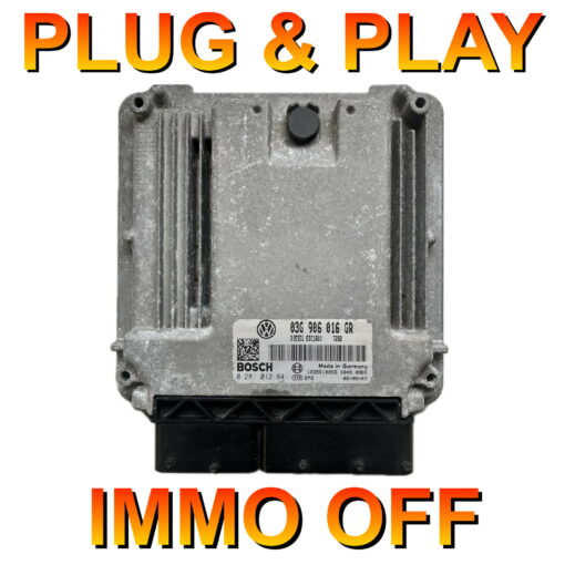 VW Golf ECU Bosch 0281012641 | 03G906016GR | EDC16U1 | *Plug & Play* Immo off 'Free running'