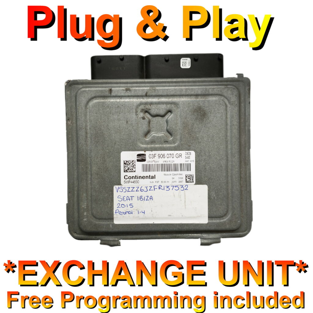 VW Seat ECU Continental 03F906070GR 5WP44830 SIMOS10.22A