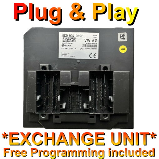 VW Skoda Body Control Module | Fusebox Lear 6C0937089E | BCM-PQ26 | *Plug & Play* (Free Programming BY POST) - Exchange unit