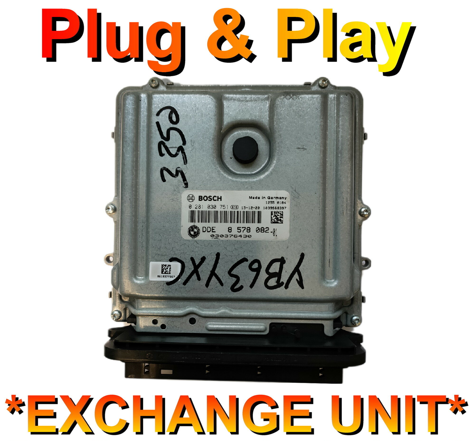 BMW ECU Bosch 0281030751 | DDE8578082 | EDC17CP45 | Plug+Play Exchange unit
