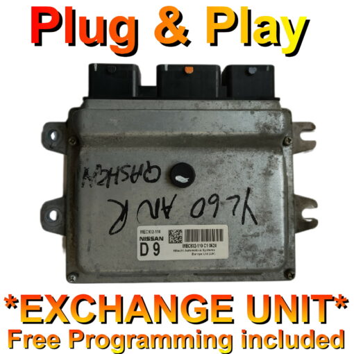 Nissan ECU MEC932-110 | D9 | *Plug & Play* Exchange unit (Free Programming BY POST)