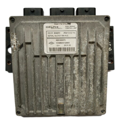 Renault Clio ECU Delphi 8200206670 | HOM8200129063 | DDCR | *Plug & Play* Exchange unit (Free Programming BY POST) - Unit supplied only - No service required