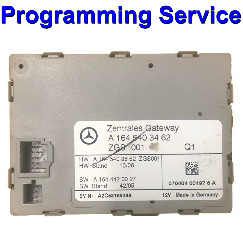 Mercedes Gateway Module ZGS |Programming / Cloning Service Buy Now