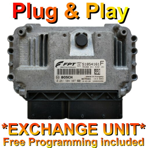 Fiat Alfa ECU 0261S04407 | 51854161F | ME7 | *Plug & Play* Exchange unit (Free Programming BY POST)