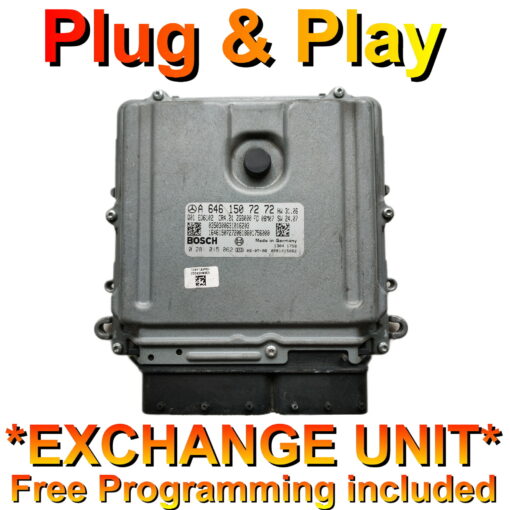 Mercedes Vito ECU A6461507272 | 0281015062 | CR4.21 | *Plug & Play* Exchange unit (Free Programming BY POST)