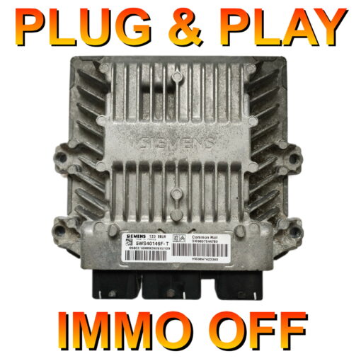 Peugeot Citroen ECU Siemens 5WS40146F-T | HW9647423380 | SW9657544780 | SID801A | *Plug & Play*IMMO OFF - FREE RUNNING