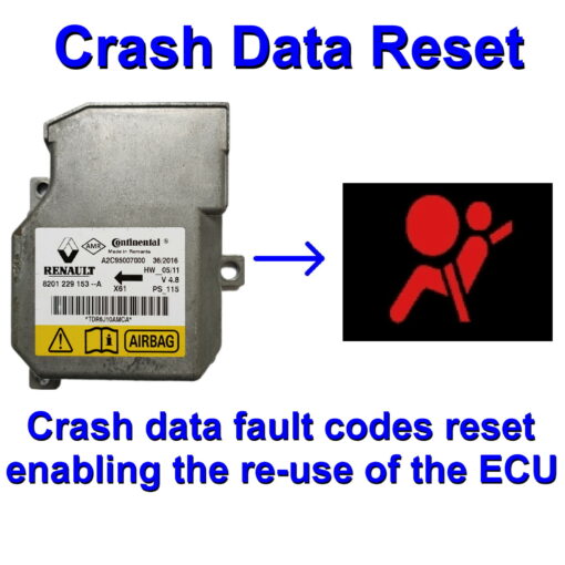 Renault Airbag ECU A2C95007000 Continental 8201229153--A - Programming / Reset / Repair Service - Image 2