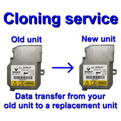 Renault Airbag ECU A2C95007000 Continental 8201229153--A - Programming / Reset / Repair Service