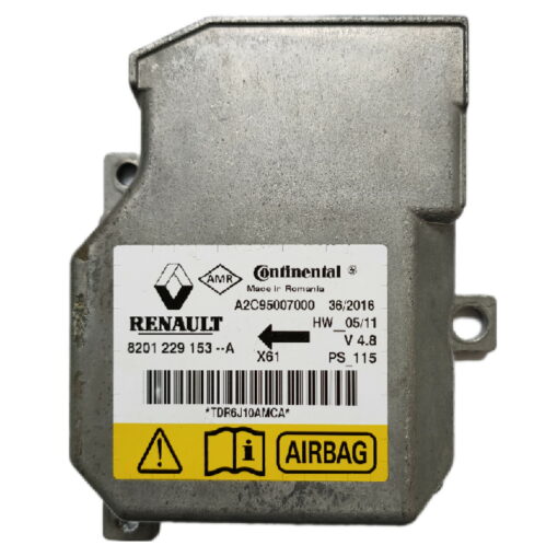 Renault Airbag ECU A2C95007000 Continental 8201229153--A - Programming / Reset / Repair Service