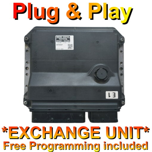 Toyota ECU Denso 89661-42C00 | 175800-7732 | E1 | *Plug & Play* Exchange unit