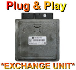 Alternative view of VW Golf MK5 ECU Siemens 03G906018DF | 5WP45517AE | PPD1.2 | Plug+Play Exchange unit
