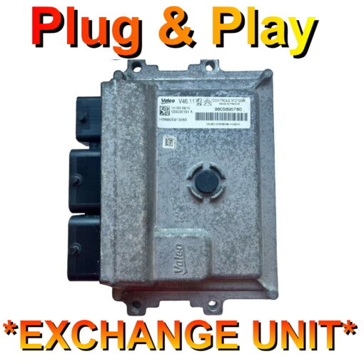 Peugeot ECU 9805895780 | HW9800913080 | V46.11 | Plug+Play Exchange unit