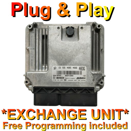 Vauxhall Opel ECU 0281031379 | 55485466 | AB3G | *Plug + Play* Exchange unit - FREE PROGRAMMING BY POST!