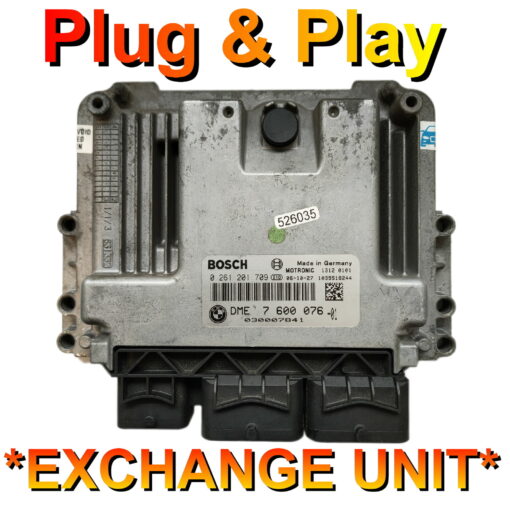 BMW Mini Cooper ECU Bosch 0261201709 | DME7600076 | MEV17.2 | *Plug & Play* Exchange unit