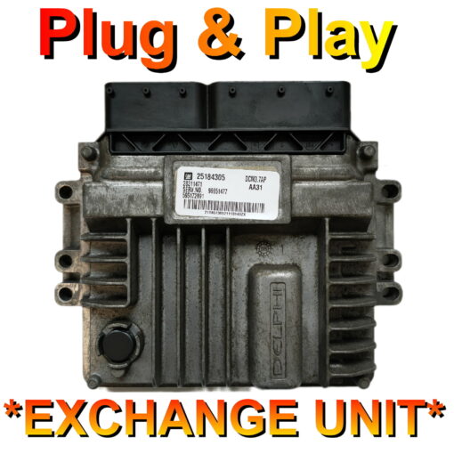 Chevrolet ECU 25184305 | 28311471 | DCM3.7AP | *Plug & Play* Exchange Unit - Unit supplied + Cloning service (Exchange unit) (eBay)