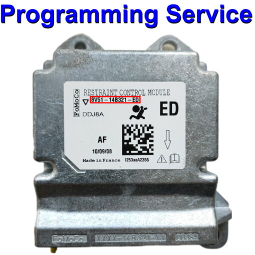 Ford Fiesta Airbag ECU 8V51-14B321-ED | Programming / Reset / Repair Service