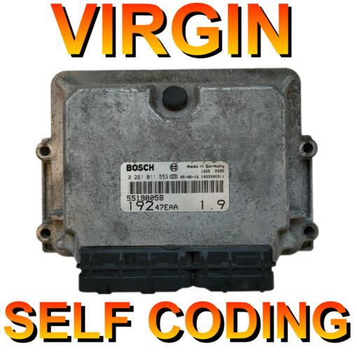 Fiat ECU Bosch 0281011553 | 55198058 | 192 | EDC15C7 | *Plug & Play* Virginised Self coding unit