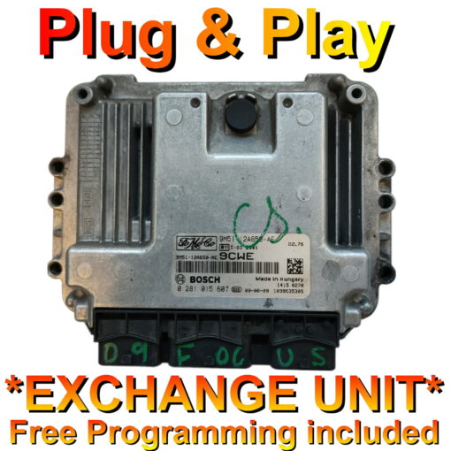 Ford Focus ECU 0281015242 | 8M51-12A650-XA | 8XXA | EDC16C34 | *Plug & Play* Exchange unit (Free Programming BY POST) - Unit supplied + Cloning service (Exchange unit)