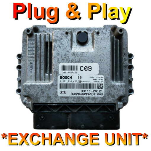 Kia ECU Bosch 0281016426 | 39111-2A121 | EDC17C08 | *Plug + Play* Exchange unit