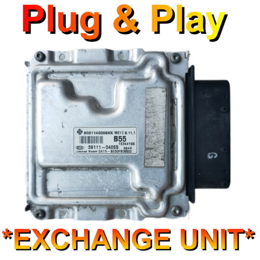 Kia ECU 9001140009KK | 39111-04055 | ME17.9.11.1 *Plug + Play* Exchange unit