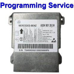 Mercedes Airbag ECU Continental A2049012604 | 5WK44740 | Programming / Reset / Repair Service