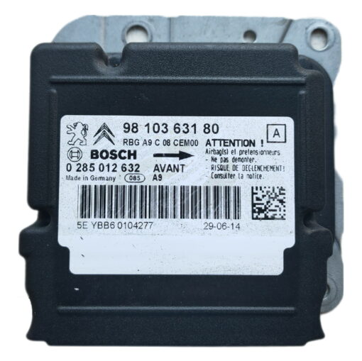 Peugeot 208 Airbag ECU 0285012632 | 9810363180 *CRASH DATA FREE*