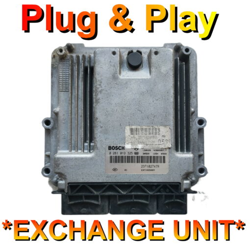 Renault ECU Bosch 0281019325 | 237102747R | 237102908R *Plug+Play* Exchange unit