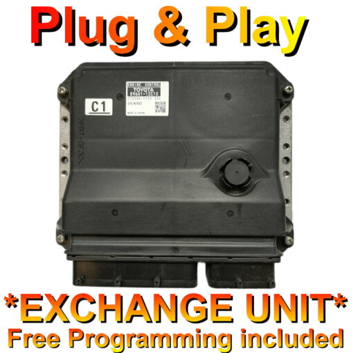 Lexus / Toyota ECU Denso 89661-53700 | 175800-7702 | A1 | *Plug & Play* Exchange unit - Unit supplied + Cloning service (Exchange unit)