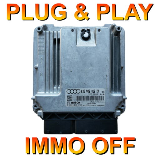 Audi A4 ECU Bosch 0281013293 | 03G906016KN | EDC16U31 | *Plug & Play* Immo off 'Free running'