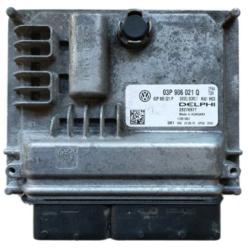 VW Audi Seat Skoda ECU Delphi 03P906021Q | 03P906021P | 28276977 | HW H03 | DCM3.7