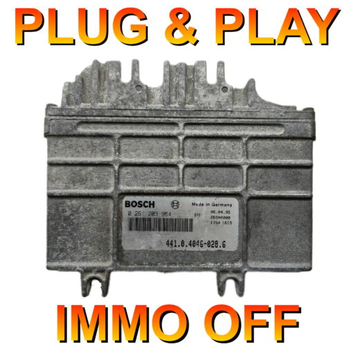 VW Audi Seat Skoda ECU Bosch 0261203964 *Plug + Play* Immo off 'Free running'