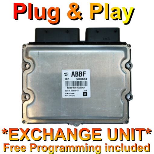 Vauxhall Opal ECU 55588354 | ABBF | E87 | *Plug & Play* Exchange unit (Free Programming BY POST)