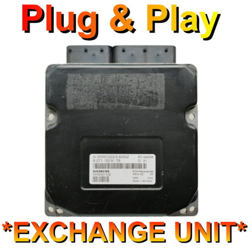 Mercedes ECU Siemens 5WK90507 | A2711539179 | SIM4LKE | *Plug + Play* Exchange unit