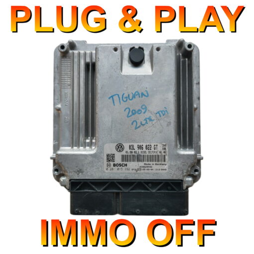 VW Audi ECU Bosch 0281015192 | 03L906022GT | EDC17CP14 | *Plug + Play* Immo off 'Free running'